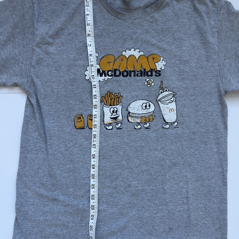 Gildan Gray McDonald's T-Shirt - Picture 5 of 5